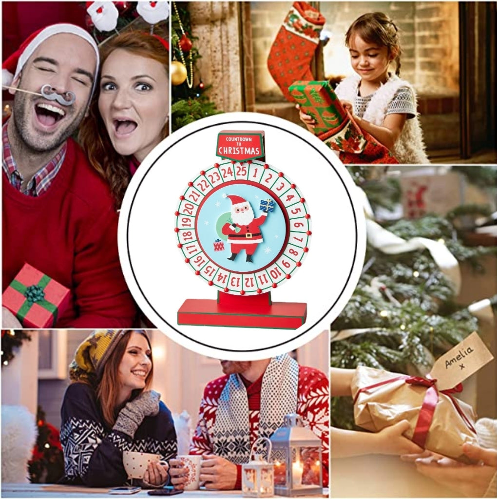 🎅CHRISTMAS HOT SALER🎁-Countdown Christmas Advent Calendar Wheel(BUY 2 FREE SHIPPING)