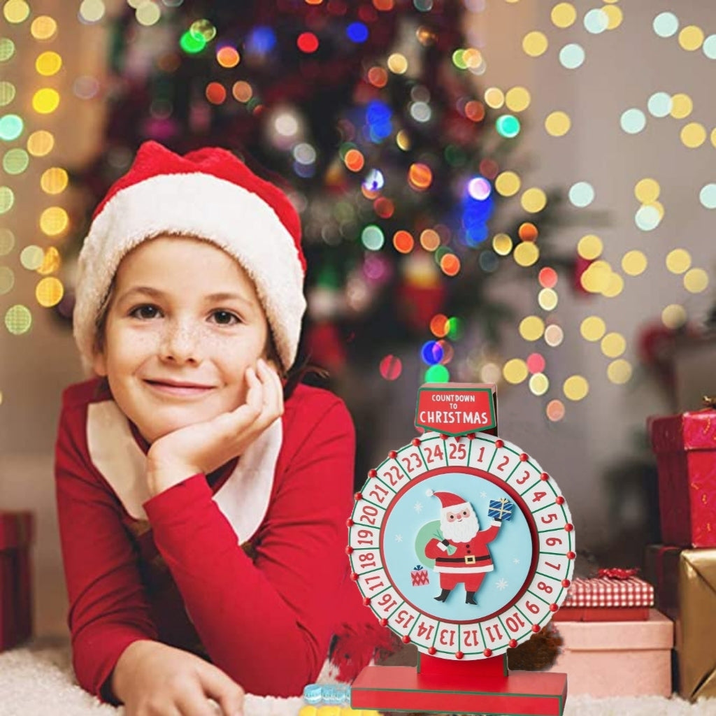 🎅CHRISTMAS HOT SALER🎁-Countdown Christmas Advent Calendar Wheel(BUY 2 FREE SHIPPING)