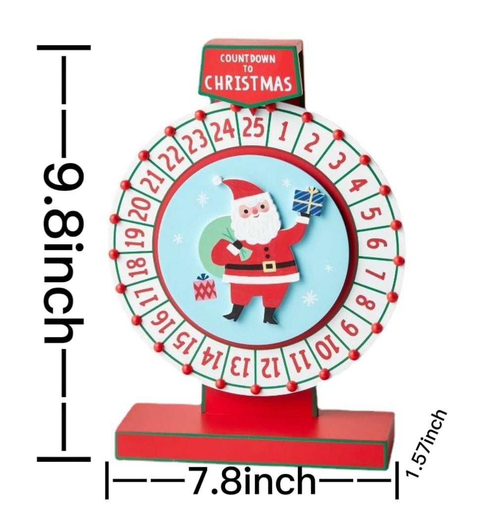 🎅CHRISTMAS HOT SALER🎁-Countdown Christmas Advent Calendar Wheel(BUY 2 FREE SHIPPING)