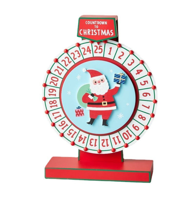 🎅CHRISTMAS HOT SALER🎁-Countdown Christmas Advent Calendar Wheel(BUY 2 FREE SHIPPING)
