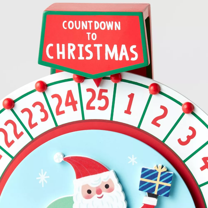 🎅CHRISTMAS HOT SALER🎁-Countdown Christmas Advent Calendar Wheel(BUY 2 FREE SHIPPING)